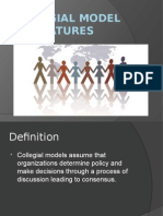 Collegial Model Features