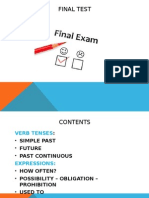 Verb Tenses 8vo Pasts Pastc Future