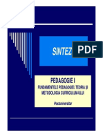 54916597 Sinteze Pedagogie I Mata