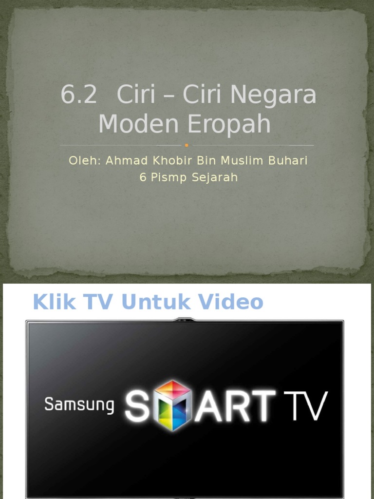 6.2 Ciri Negara Moden Eropah | PDF