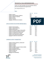 Formación Digital - Desglose Bloque