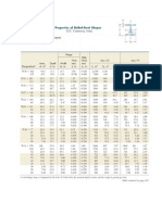 Tablas de Perfiles de Aceros Practica N.2