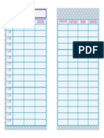 Weekly Schedule Dots A 5 Edit