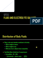 Fluid and Electrolyte Balance Lecture