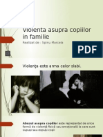 Violenta Asupra Copiilor in Familie