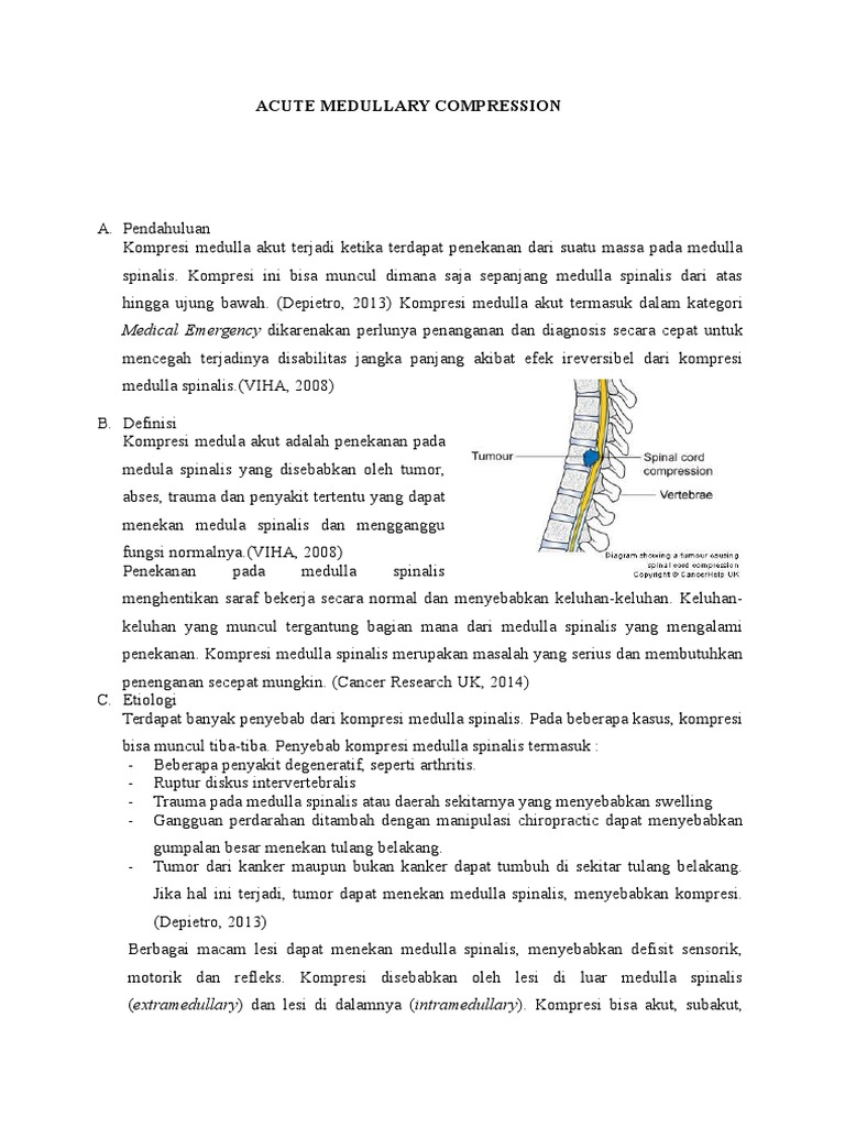 Acute Medullary Compression