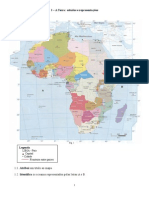 Mapa da África: estudos geográficos