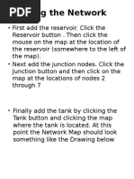 EPANET Tutorial: Example Network Setup | PDF