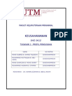 Profile Keusahawanan