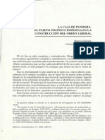 Quijada, El Sujeto Político Indígena en La Construcción Nacional