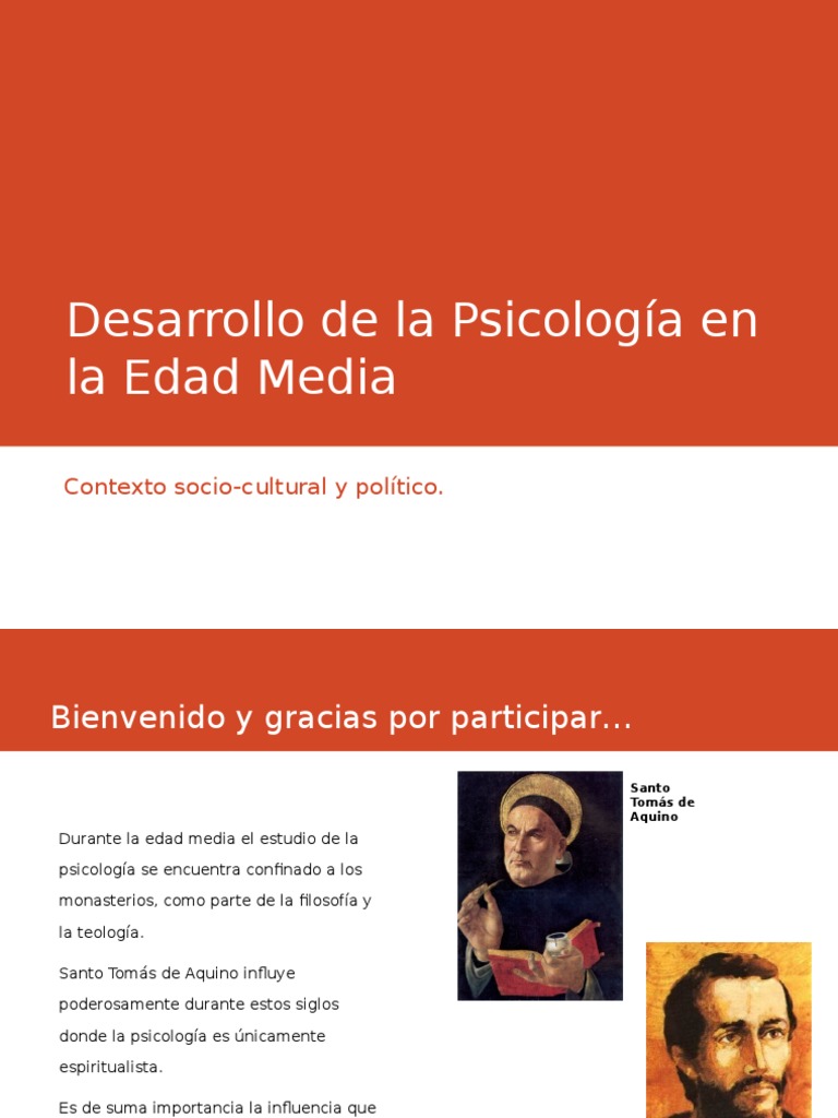 Desarrollo de La Psicología en La Edad Media