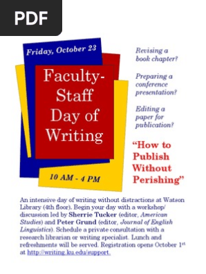 Day of Writing Fall 2015