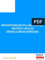 Empaques para Frutas y Hortalizas en El Mercado Internacional