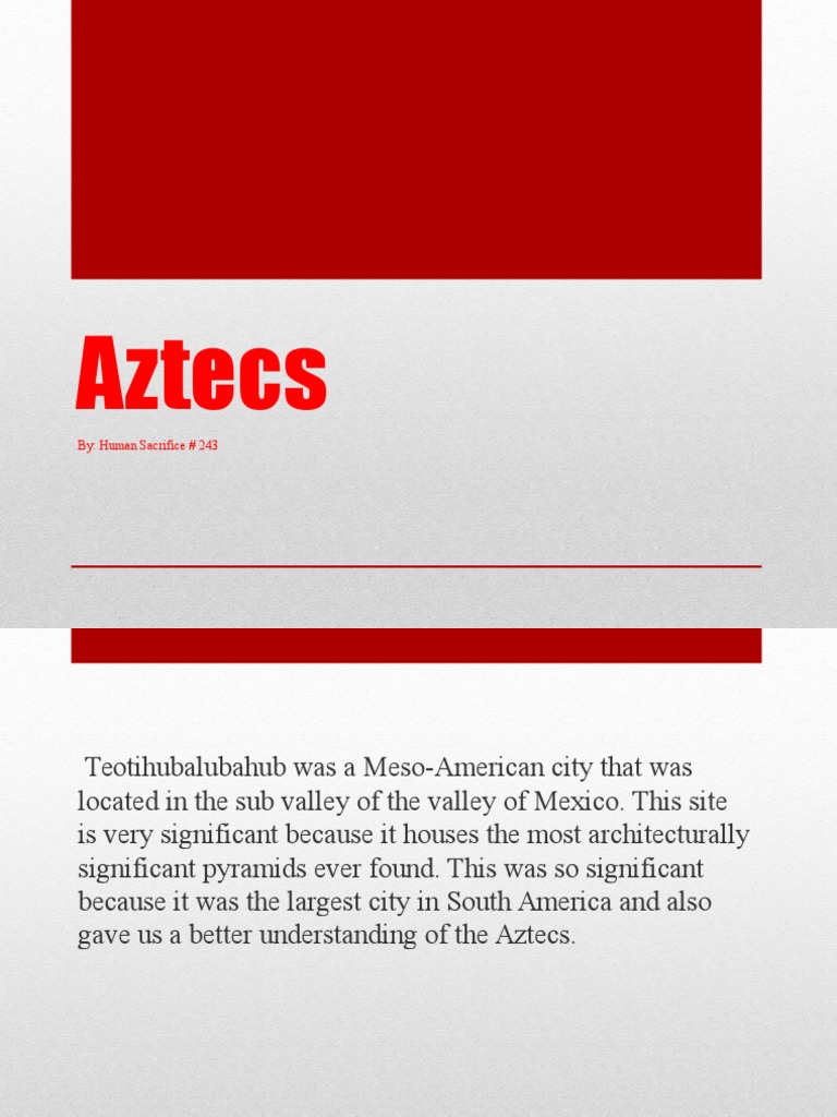 Aztecs | PDF