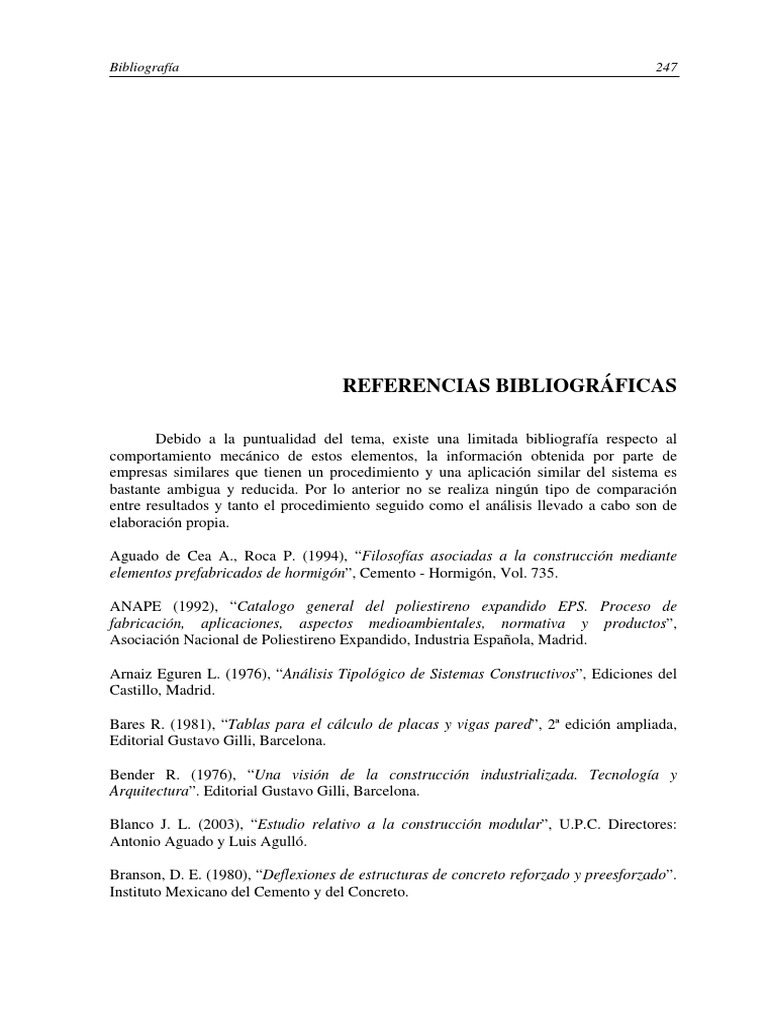Ref Biblio Apa | PDF | Concreto reforzado | Hormigón