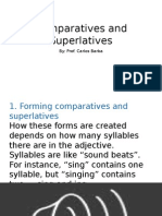 Comparatives and Superlatives