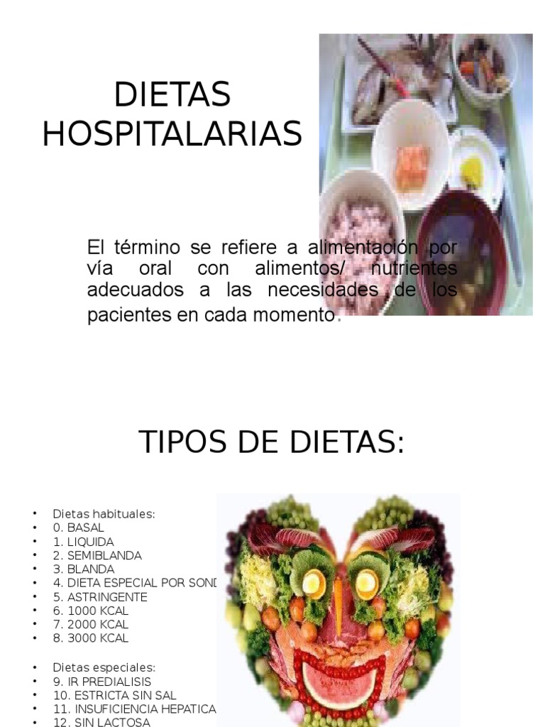 Dietas Hospitalarias Pdf Dieta Panes