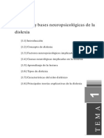 Concepto y Neurobiología de Las Dislexias