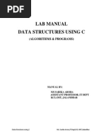 Data Structures Lab Manual