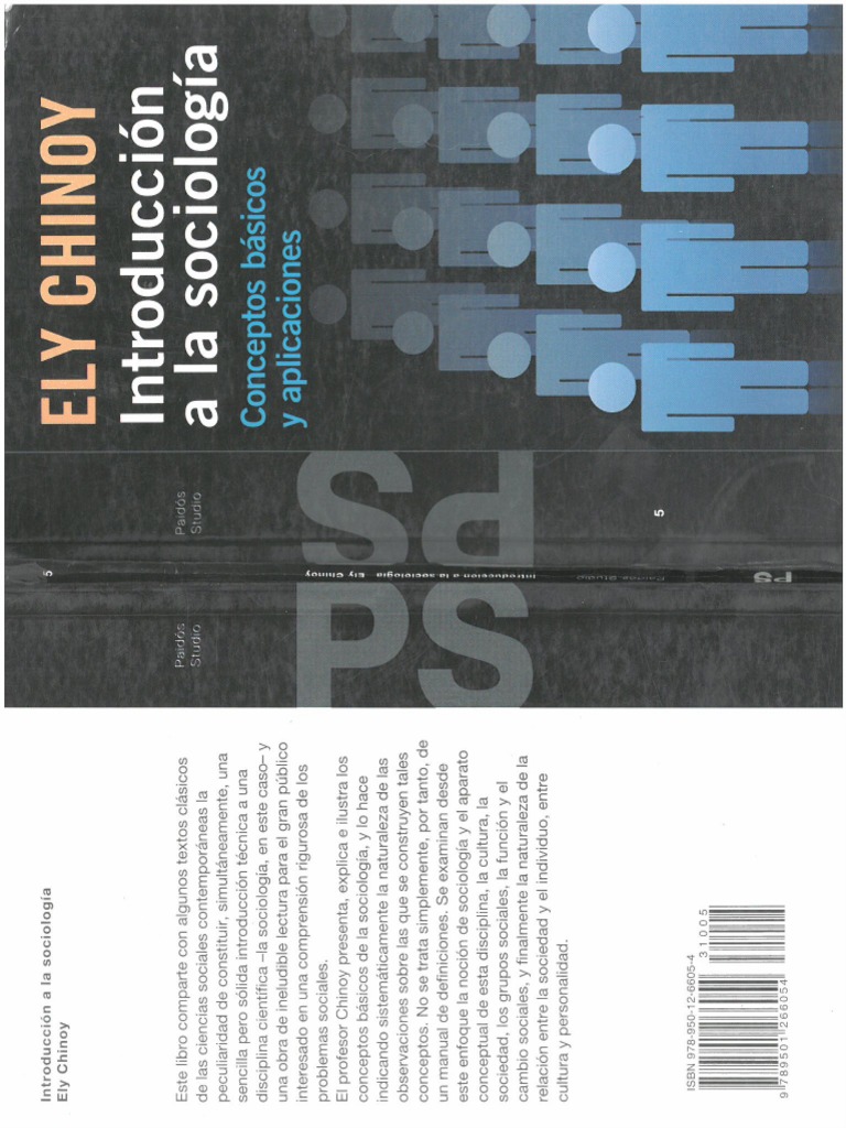 Ely Chinoy - Introducción A La Sociología | PDF