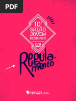 Regulamento 10º Salao Jovem Designer - Feevale