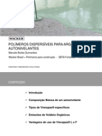 Polímeros dispersíveis para autonivelantes