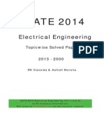 GATE EE Solved Paper by RK Kanodia