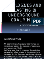 Explo Sives An D Blastin G in Underground Coalmining: M .S.S.S.Sash An K 113M N0482