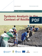 Informe Systems Analysis in The Context of Resilience FSIN Technical Series No. 6