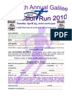 2010 Mission Run Flyer