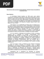 Nota Técnica Processo Transexualizador