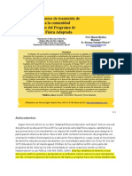 Impacto Del Proceso de Transición de La Escuela a La Comunidad