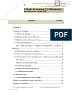 Gestão de Estoques: políticas, previsão da demanda e níveis de estoque