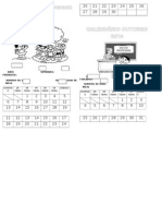 Calendario Set e Out