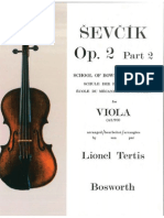 Oskar Sevcik School of Bowing Technique Viola Studies - Op 2 Part 2