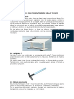 Herramientas o Instrumentos para Dibujo Tecnico