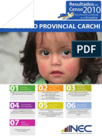 Resultados Censo 2010 Provincia del Carchi