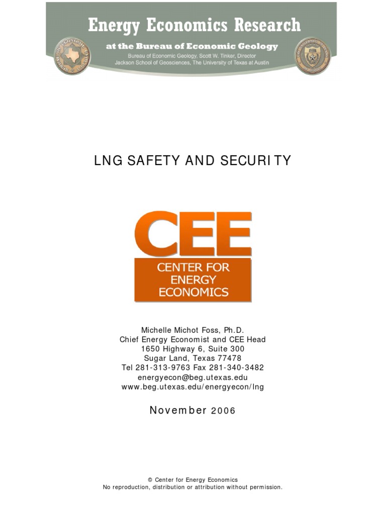 LNG Safety and Security - CEE | PDF | Liquefied Natural Gas | Natural Gas