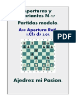 A09: Apertura Reti: 1.Cf3 d5 2.c4