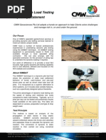 CMW Pile Testing Capability Statement