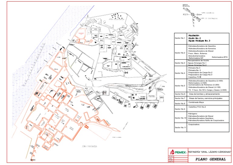 Plano General Refineria | PDF