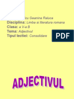 Adjectivul