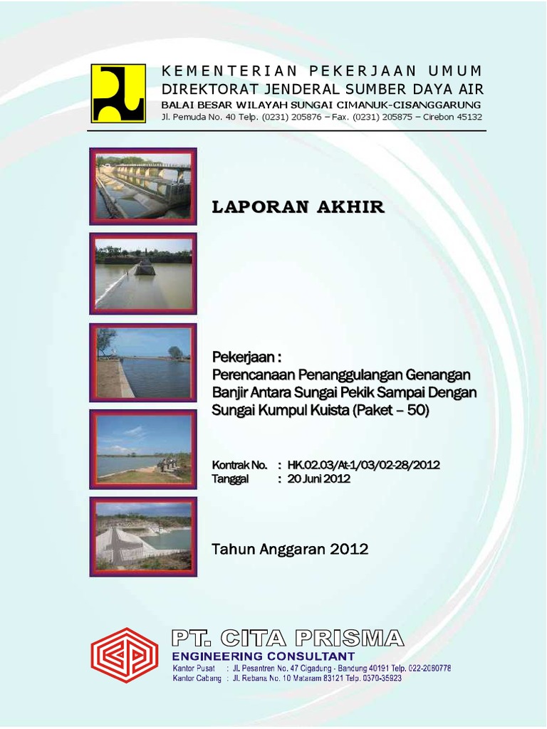 Laporan Akhir Pengendalian Banjir