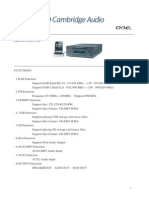 Cambridge One DX1 PDF