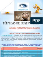 1 Técnicas de Observación