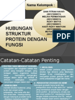 Hubungan Struktur Protein Dengan Fungsi