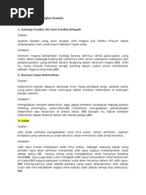 Contoh Soalan Kbat Pendidikan Islam Pdf