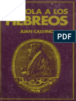 Juan Calvino-La Epístola Del Apostol Pablo A Los Hebreos-Subcomision Literatura Cristiana (1977) PDF