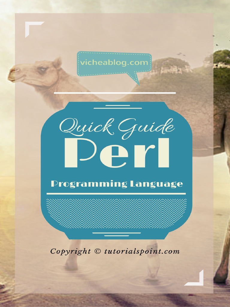 Perl Programming Language Quick Guide | Control Flow | Perl