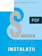 Enciclopedia Tehnica de Instalatii Manualul de Instalatii Editia AIIa Instalatii de Sanitare